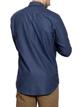 Chemise Klout Indigo Bleu pour Homme