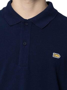 Polo Basic Klout Bleu Marine Manche Long