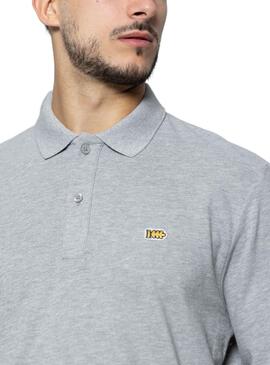 Polo Klout Basic Gris Manche Long pour Homme