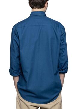 Chemise Klout Lapis-lazuli Bleu pour Homme