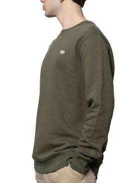 Sweat Klout Basica Vert pour Homme