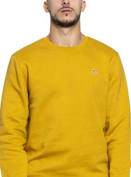 Sweat Basica Klout Ocre pour Homme