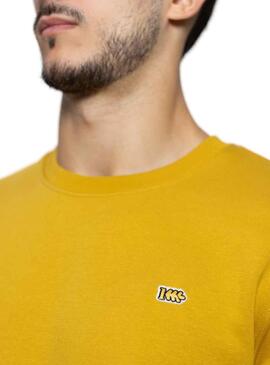 Sweat Basica Klout Ocre pour Homme