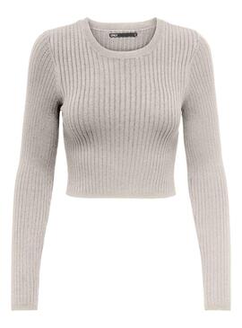 Pull Only Karol Beige pour Femme