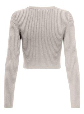 Pull Only Karol Beige pour Femme