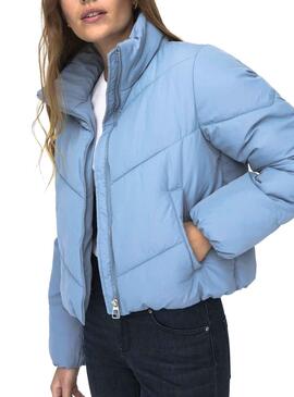 Veste Acolchada Only Maggi Bleu pour Femme
