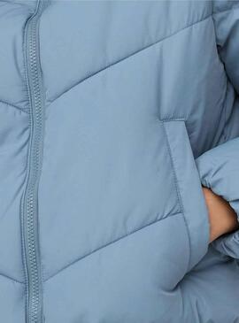 Veste Acolchada Only Maggi Bleu pour Femme