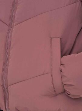 Veste Rembourré Only Maggi Rose pour Femme
