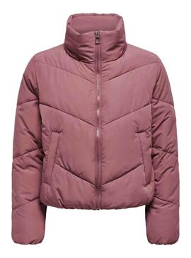 Veste Rembourré Only Maggi Rose pour Femme