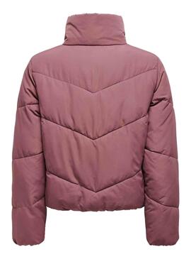 Veste Rembourré Only Maggi Rose pour Femme
