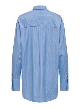 Chemise Only Tite-Live Bleu pour Femme
