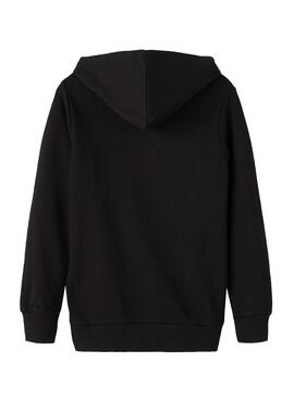 Sweat-shirt Name It Nesweat Noir pour enfant