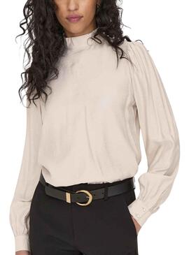 Blouse Only Vic Blanc Roto pour Femme