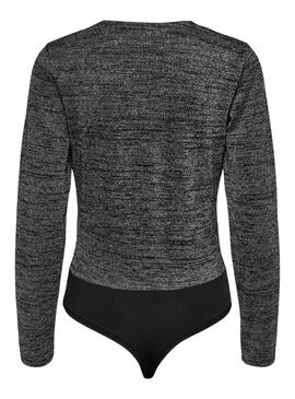 Body Only Adele Glitter Argent pour Femme