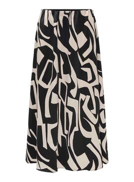 Jupe Only Leline Beige et Noire pour Femme