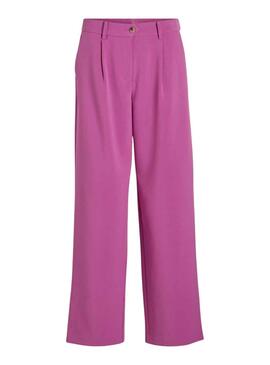 Pantalon Vila Fuchsia Vimarnal pour Femme