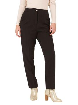 Pantalon Naf Naf Basic Noire pour Femme