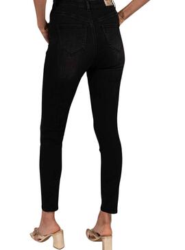 Pantalon Jeans Naf Naf Style Noire pour Femme