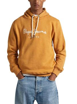 Sweat Pepe Jeans Nouvel Hoodie Jaune Homme