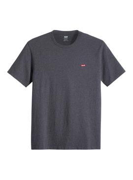 T-Shirt Levis Original Logo Gris pour Homme