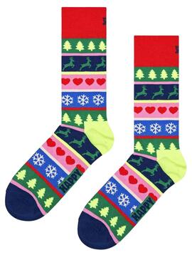 Chaussettes Happy Socks Noël pour Femme