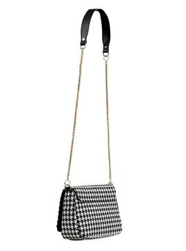 Sac à main Naf Naf Pata de Gallo Noire et Blanc