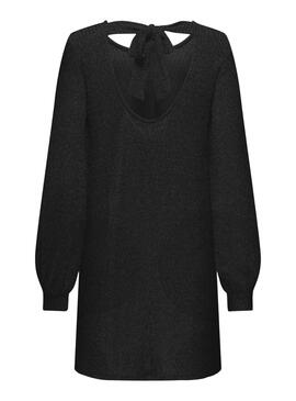 Robe Only Carol Glitter Noire pour Femme