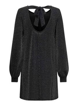Robe Only Carol Glitter Argent pour Femme