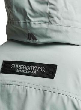 Parka Superdry City Bleu pour Femme