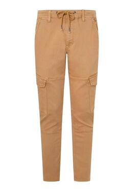 Pantalon Pepe Jeans Beige Jared pour Homme