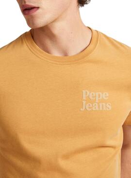 T-Shirt Pepe Jeans Kody Jaune pour Homme