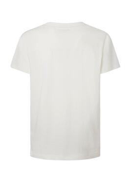 T-Shirt Pepe Jeans Beige Kane pour Homme