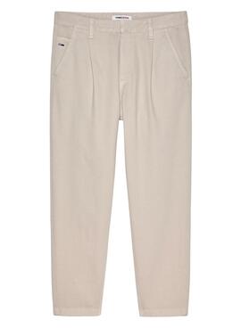 Pantalon Tommy Jeans Bax Beige pour Homme