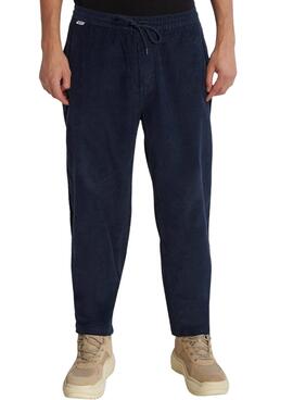 Pantalon Tommy Jeans Corduroy Bleu Marine Homme