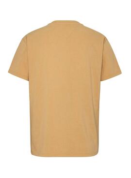 T-Shirt Tommy Jeans Luxe Athletic Camel Homme