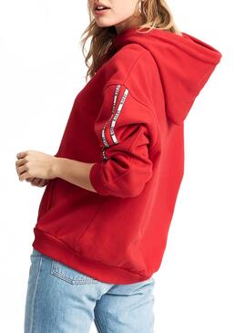 Sweat Levis Unbasic Rouge Femme