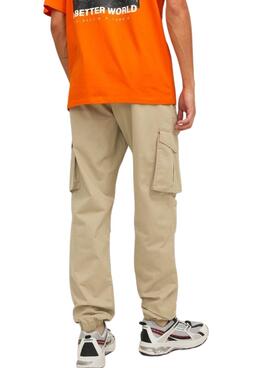 Pantalon Jack & Jones Beige Noé pour Homme