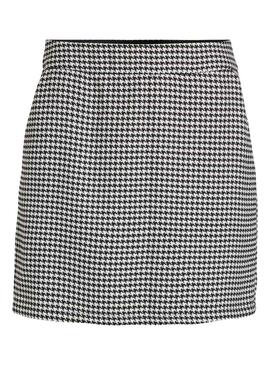 Jupe Vila Vidéo Blanc et Noire pour Femme