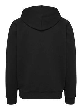 Sweat Tommy Jeans Rég Entry Zip Noire Homme