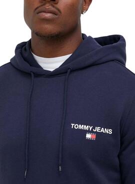 Sweat Tommy Jeans Entry Graphic Bleu Marine Homme