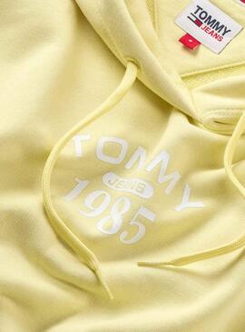 Sweat Tommy Jeans Rlx Essential Jaune Femme