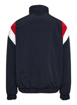 Veste Tommy Jeans Colorblock Bleu Marine pour Homme