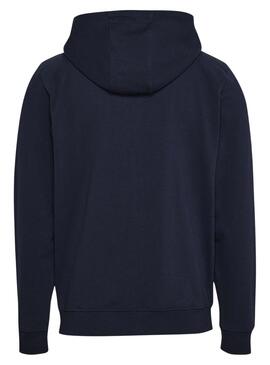 Sweat Tommy Jeans Signature Zip Bleu Marine Homme