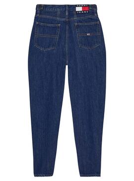 Pantalon Jeans Tommy Jeans Mom Bleu pour Femme