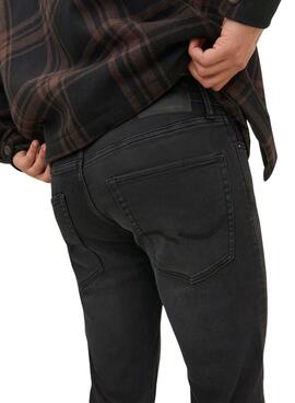 Pantalon Jeans Jack & Jones Mike Noire Homme