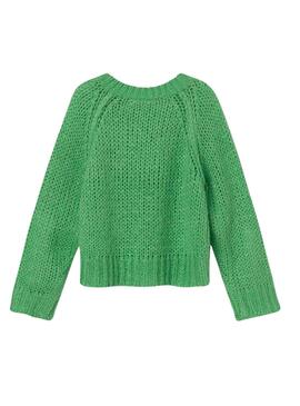 Pull Name It Quantité Boxy Vert pour Fille