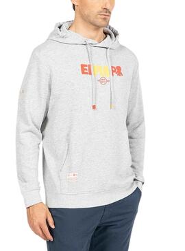 Sweat El Pulpo Inscription RFEF Gris pour Homme