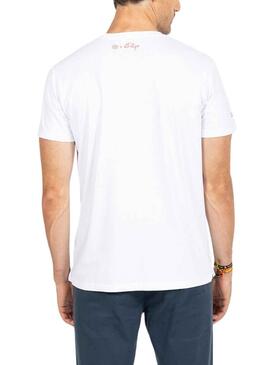 T-Shirt El Pulpo Naranjito RFEF Blanc Homme