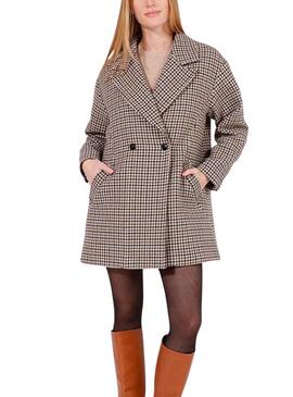 Manteaux Naf Naf Oversize Pata De Gallo pour Femme
