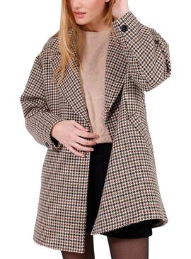 Manteaux Naf Naf Oversize Pata De Gallo pour Femme